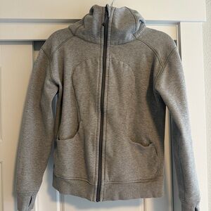 Lululemon Athletica Gray Sporty Zip-Up Jacket